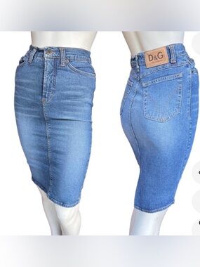 Dolce & Gabbana women’s Blue Slim Straight Jeans